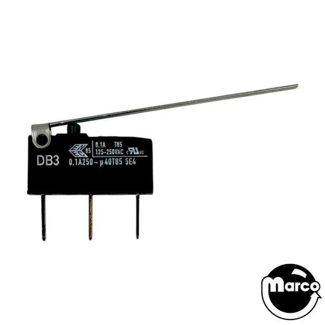 Subminiature switch & lever actuator 1.625 inch