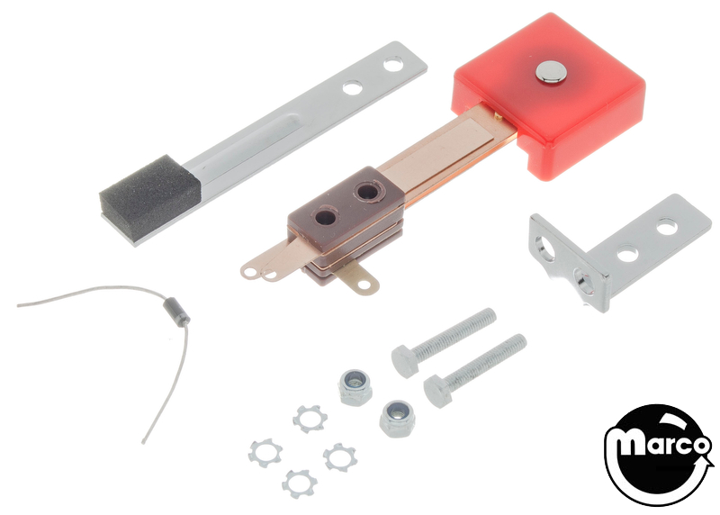 Target switch assembly 3D square red