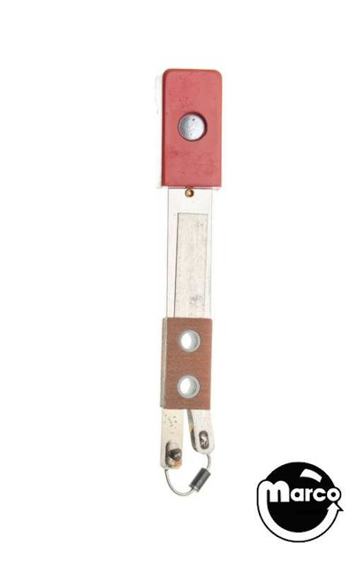 Target switch - narrow 3D red with diode