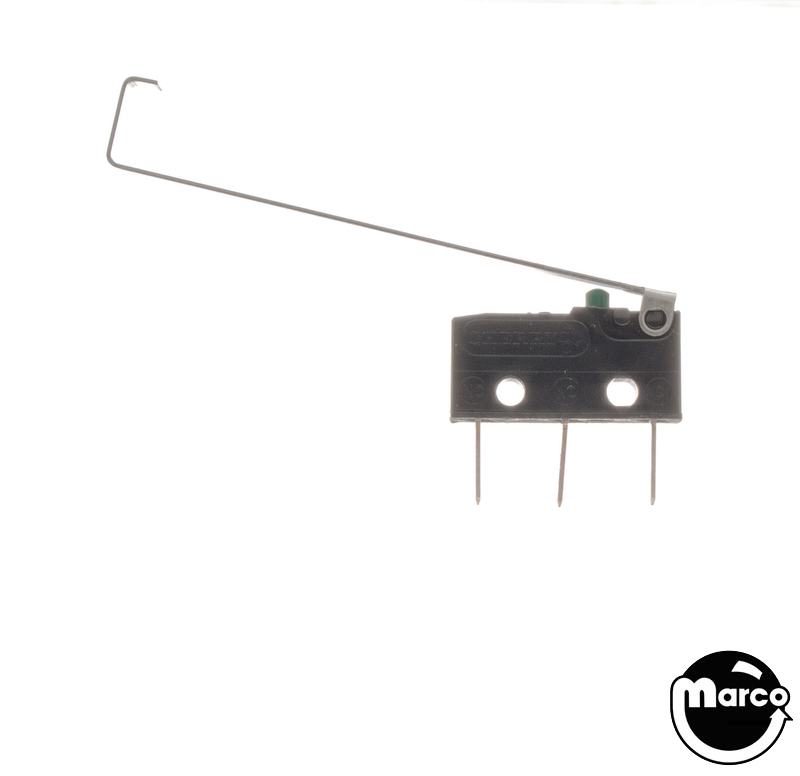 Subminiature switch and lever actuator