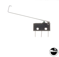 Subminiature switch and lever actuator