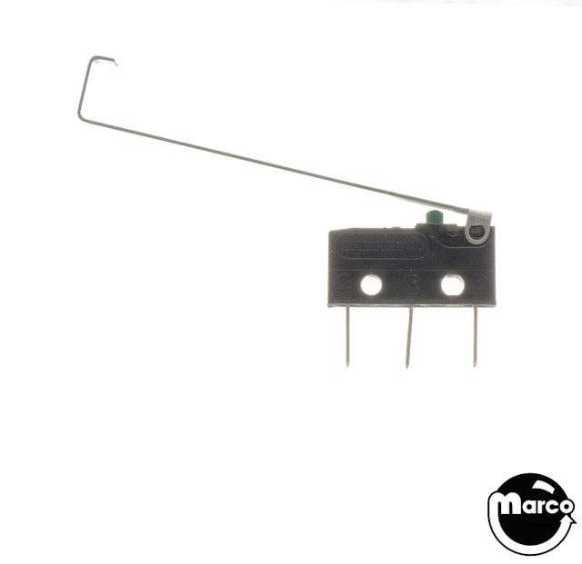 Subminiature switch and lever actuator