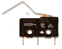 Subminiature switch and lever actuator