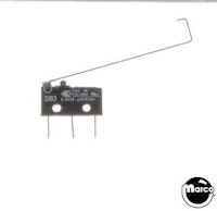 Subminiature switch and lever actuator