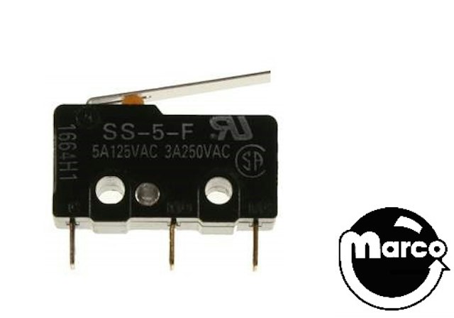 Subminiature switch & lever actuator 16mm SS-01-FT SS-5-F