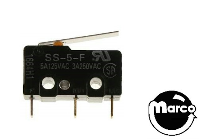 Subminiature switch & lever actuator 16mm SS-01-FT SS-5-F