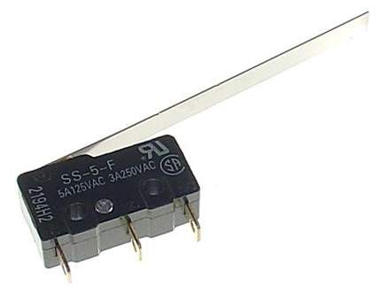 Subminiature switch & lever actuator 48mm SS-01-FT SS-5-F