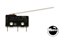 Subminiature switch & lever actuator 64mm