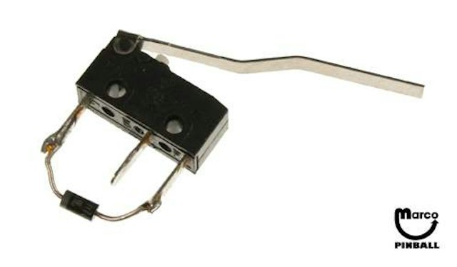 Subminiature switch & lever actuator 1-5/8 inch 2x