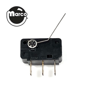 Rotary microswitch roll down mechanism