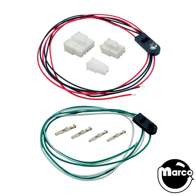 Opto Pair Assembly with 22" cable and connector - Orange