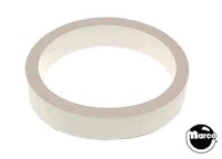 Rubber - flipper 3/8 x 1-1/2 inch ID white