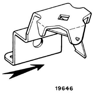 Ball gate arch rebound Gottlieb left A-19646