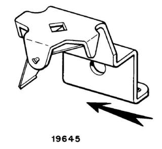 Ball gate assembly Gottlieb right A-19645