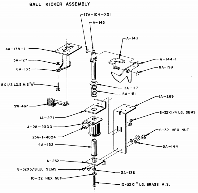 Bracket - kicker early Stern