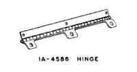 Coin entry casting hinge Williams 01-4586