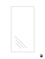 Glass playfield 24-9/16 x 45.75 x 3/16 inch