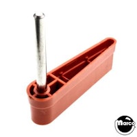 Flipper & shaft - Williams logo orange
