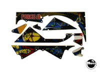 FORCE II (Gottlieb) Plastic set