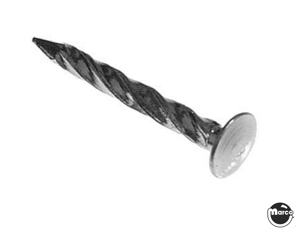Spiral nail .10 dia. x 1 inch tpr rst hd