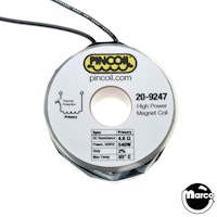 Coil - magnet with thermistor