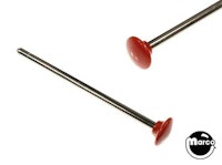 Ball shooter rod - solid red