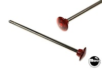 Ball shooter rod assembly - red transparent