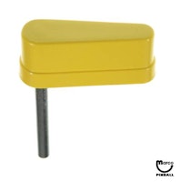 Flipper & shaft - 2" yellow