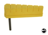 Flipper & shaft - ridges yellow