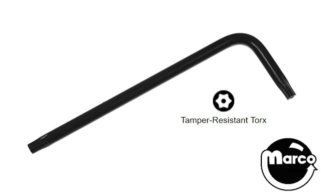 Torx® wrench key T-25 tamper resistant
