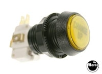 Pushbutton 1 inch round yellow 'Change Up'