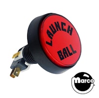 Pushbutton 2 inch round red 'Launch Ball'