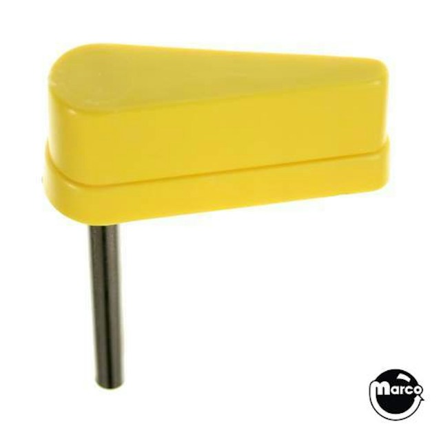 Flipper & shaft 2 inch yellow with 2 inch shaft