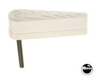 Flipper & shaft - lightning bolt WHITE