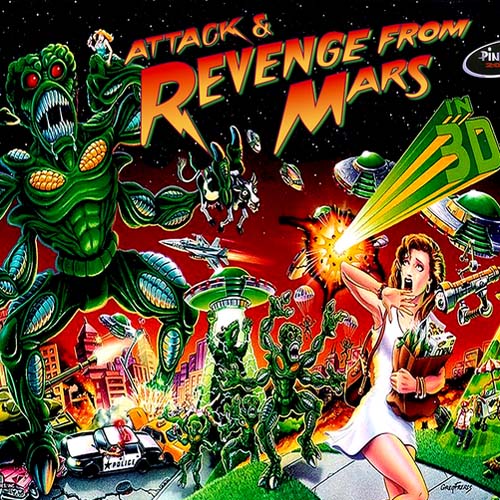 REVENGE FROM MARS Pinball GX212