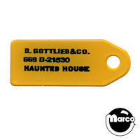 HAUNTED HOUSE (Gottlieb) Key fob D-21530