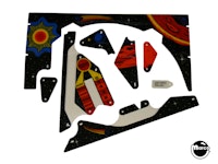 SUPER ORBIT (Gottlieb) Plastic set