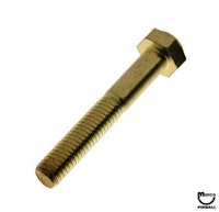 Leg bolt 3/8-16 x 2-1/2 inch acorn head brass