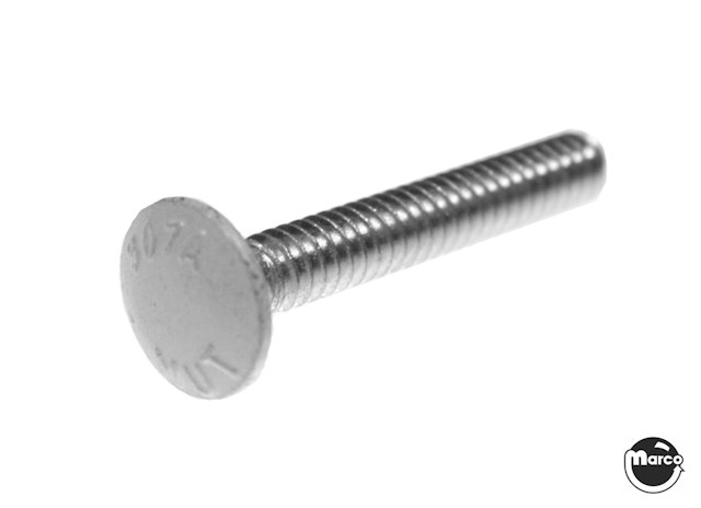 Bolt carriage 10-24 x 1-1/4 inch white