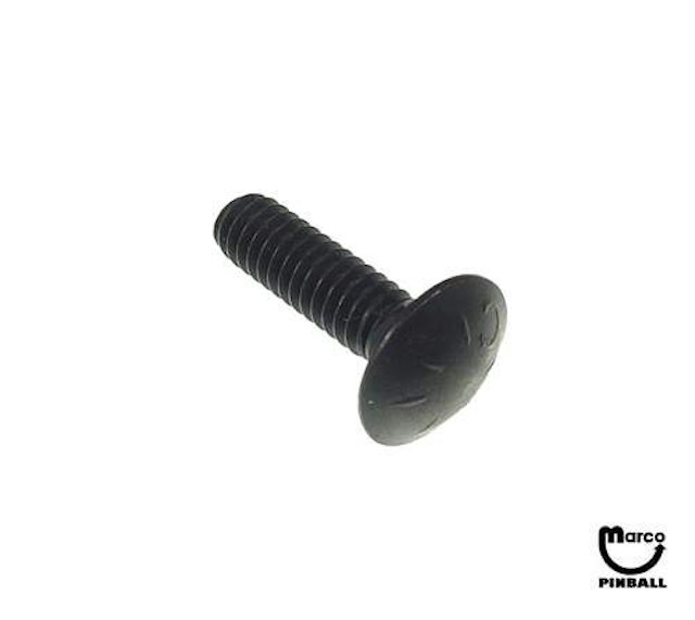 Bolt carriage 1/4-20 x 7/8 inch sq neck black 231-5014-00