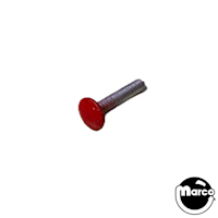 Bolt carriage 10-24 x 1 inch sq. neck with red head