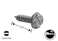 Sheet Metal Screw #6 x 1/2 inch sl-hwh