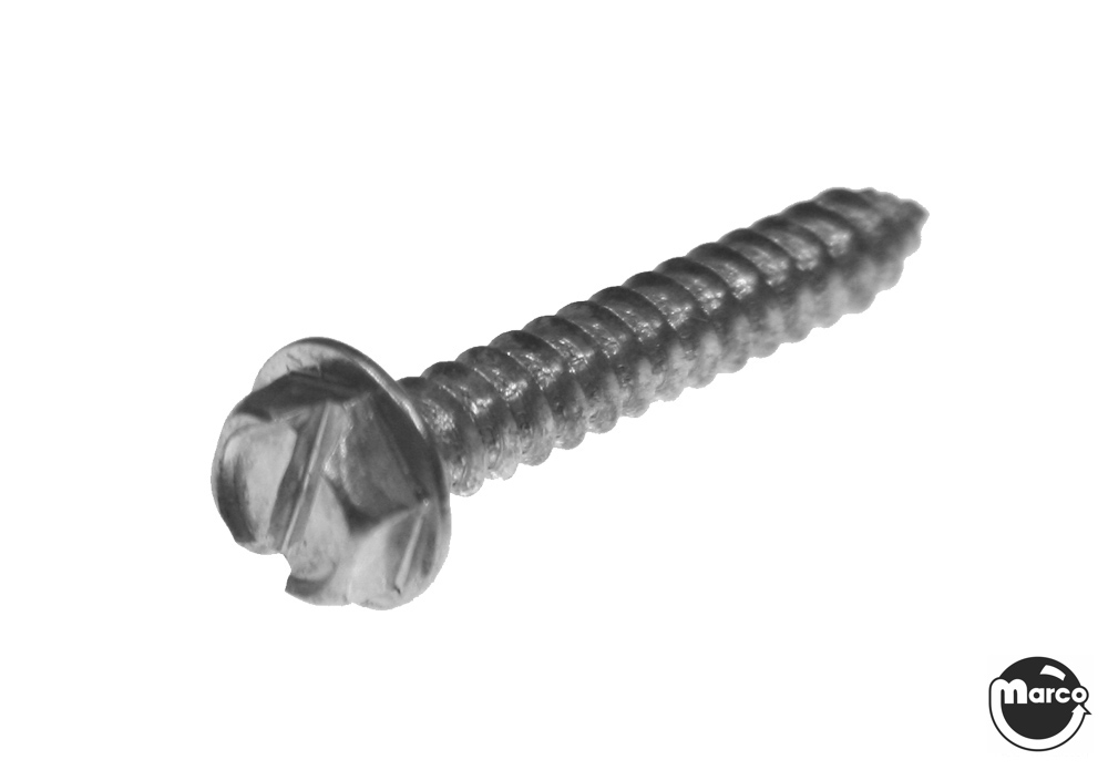 Sheet metal screw #8 x 1 inch sl-hwh-ab zinc