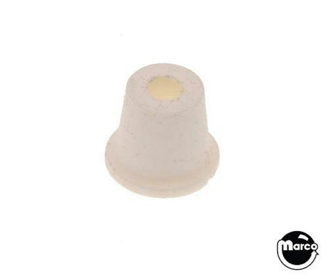 Rubber bumper sleeve tapered - white