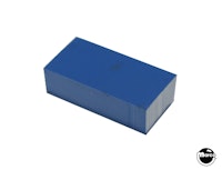 Damper pad blue 1/2 x 1 x 1/4 inch
