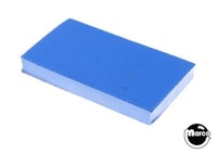 Damper pad blue 2.25 x 1.25 x 0.25 inch