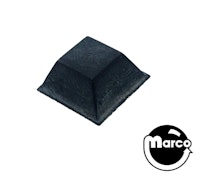 Tapered rubber bumper