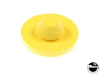Rubber grommet bumper 1" round yellow