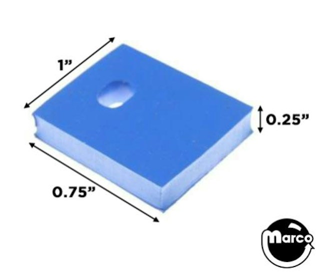 Damper pad blue - ball guide