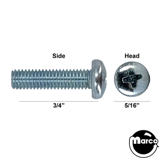 Machine Screw 10-32 x 3/4 inch p-ph